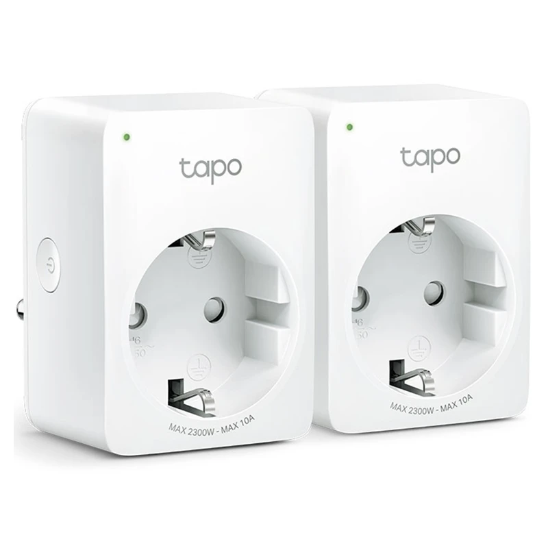 Enchufe Inteligente Wifi Tapo P100 2.4Ghz Pack 2 Unidades Tp-Link