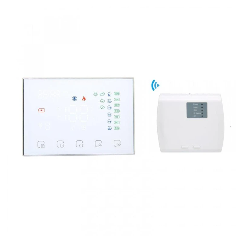 Termostato Calefacción WiFi Programable Blanco Inalámbrico