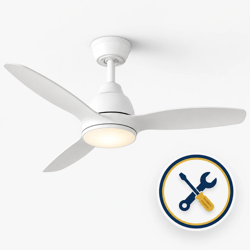 Pack ventilador LED verano con instalación bajo consulta